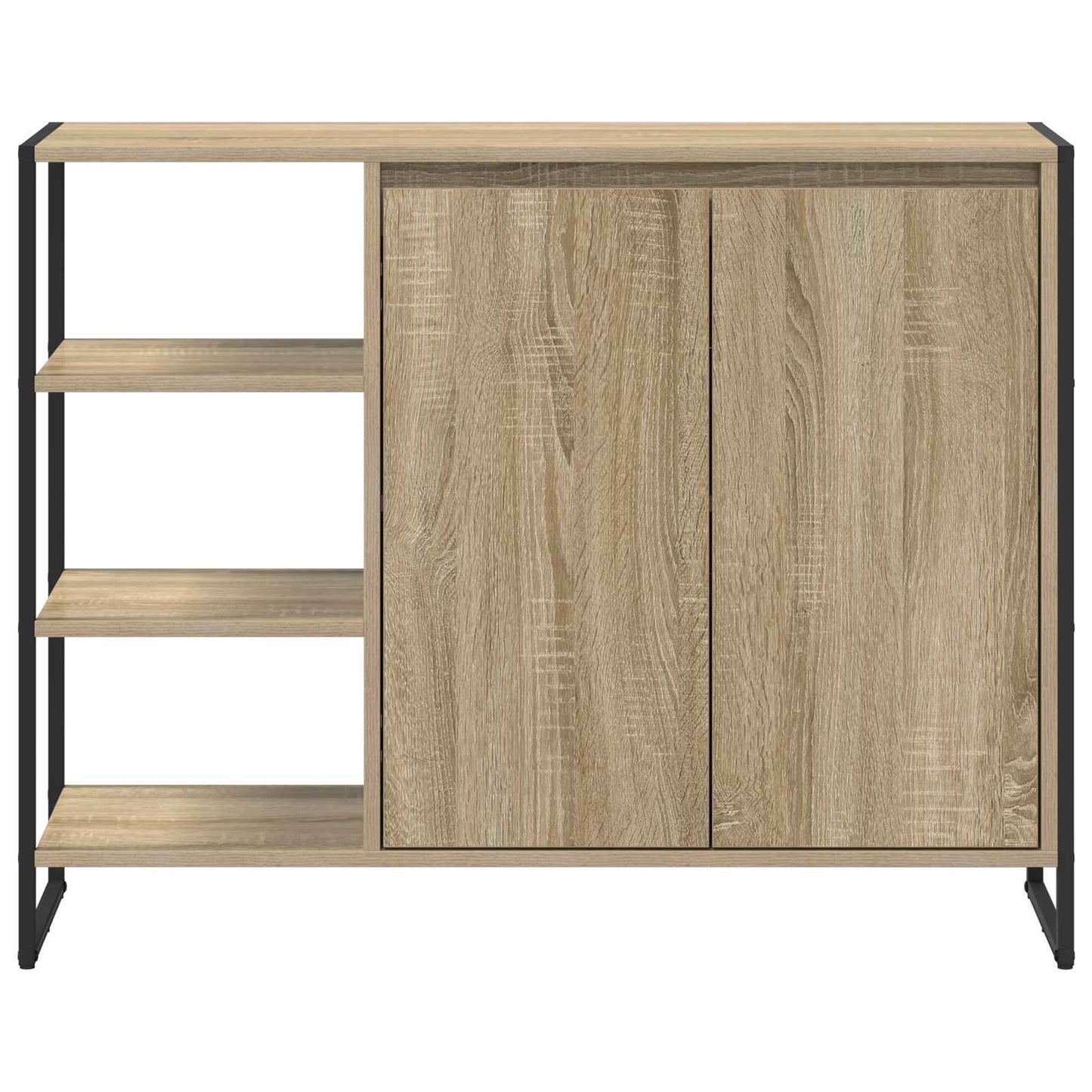 Sideskab Sonoma 96.5 x 30 x 75 cm Konstrueret træ