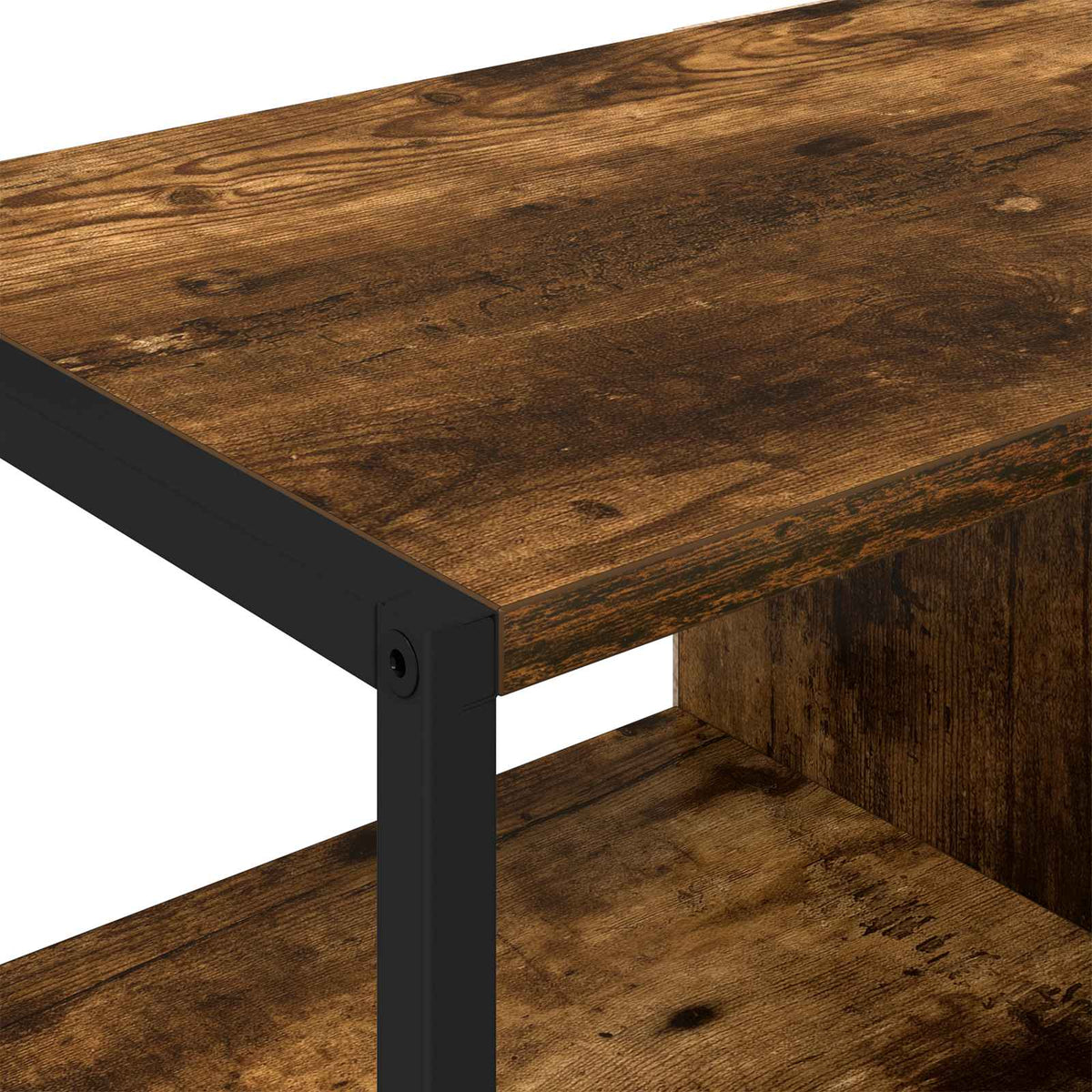 Sideskab Røget Eg 96.5 x 30 x 75 cm Konstrueret træ