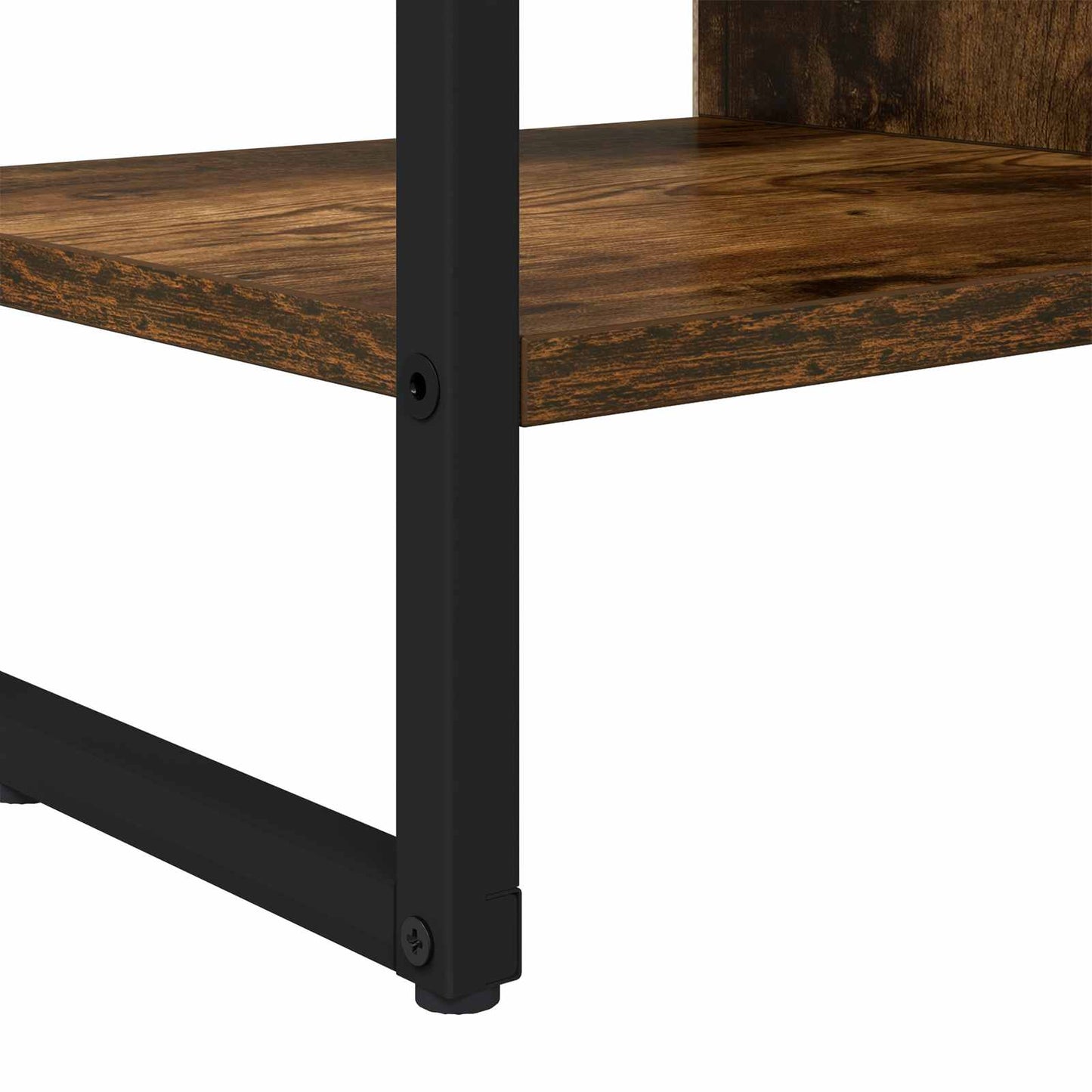 Sideskab Røget Eg 96.5 x 30 x 75 cm Konstrueret træ