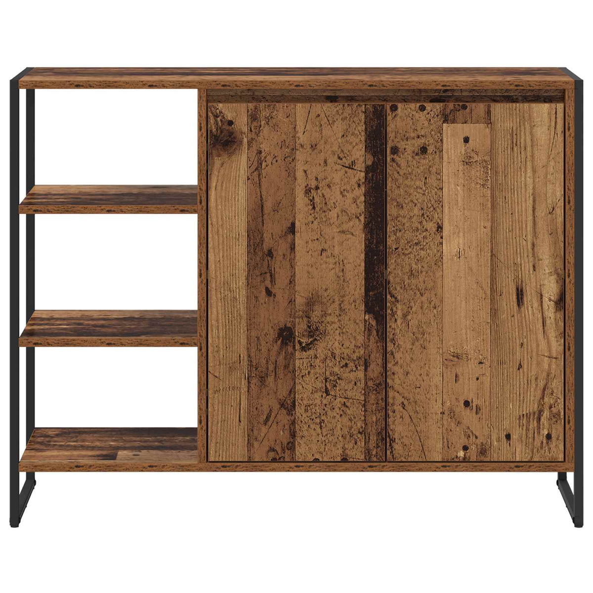 Sideskab Gammelt træ 96.5 x 30 x 75 cm Konstrueret træ