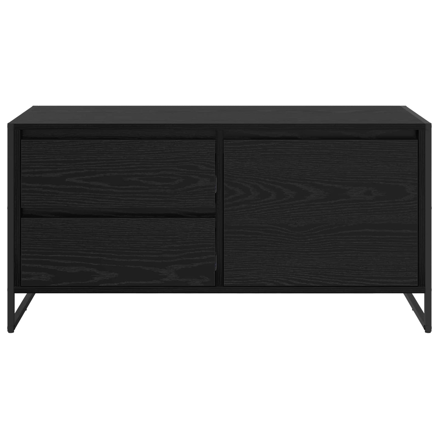TV-skab 100 x 36 x 49,5 cm Sort eg Konstrueret træ
