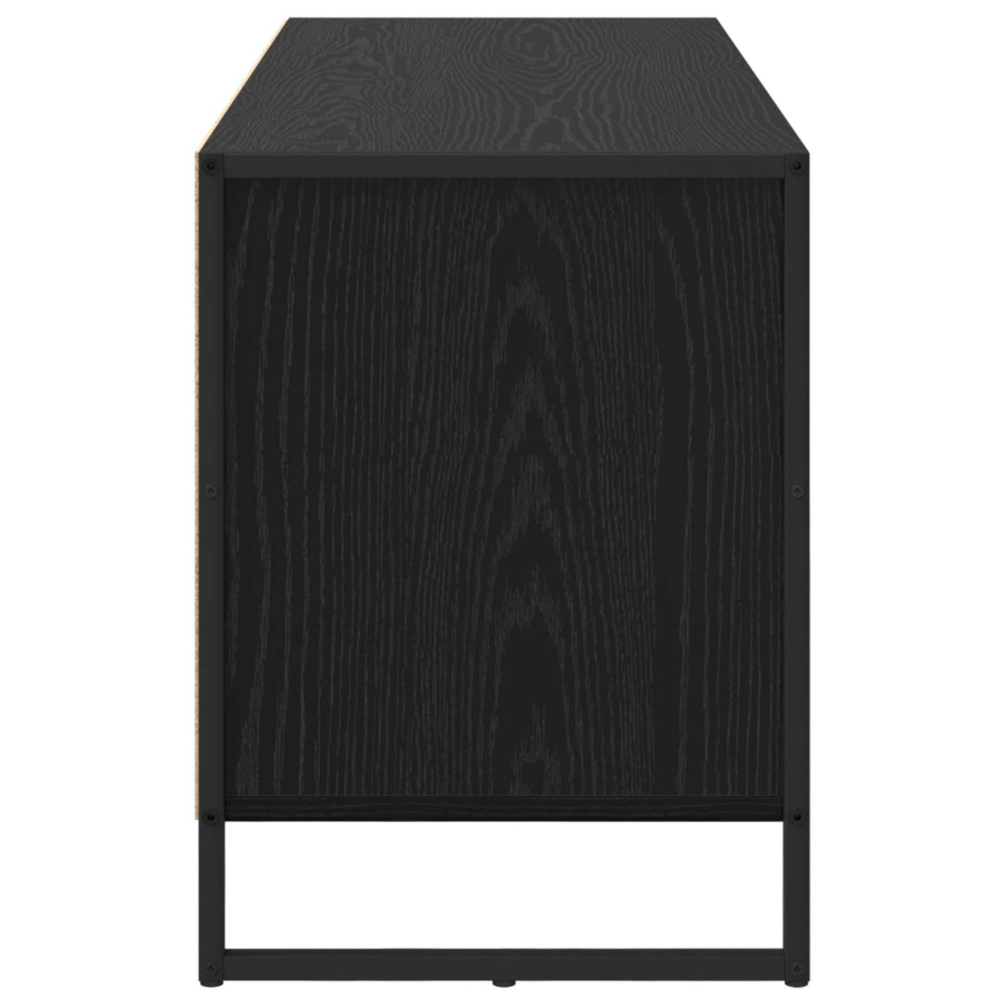TV-skab 100 x 36 x 49,5 cm Sort eg Konstrueret træ