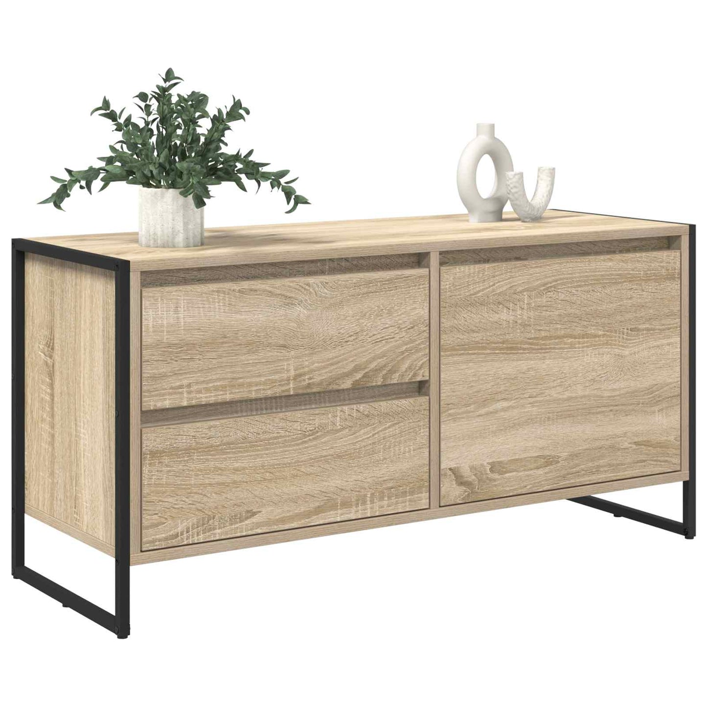 TV-skab 100 x 36 x 49,5 cm Sonoma Konstrueret træ