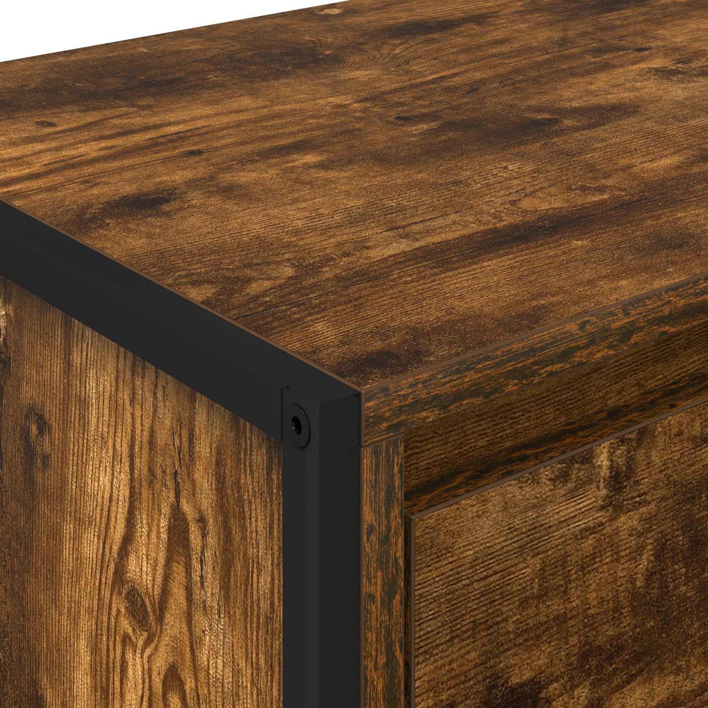 TV-skab 100 x 36 x 49,5 cm Røget Eg Konstrueret træ