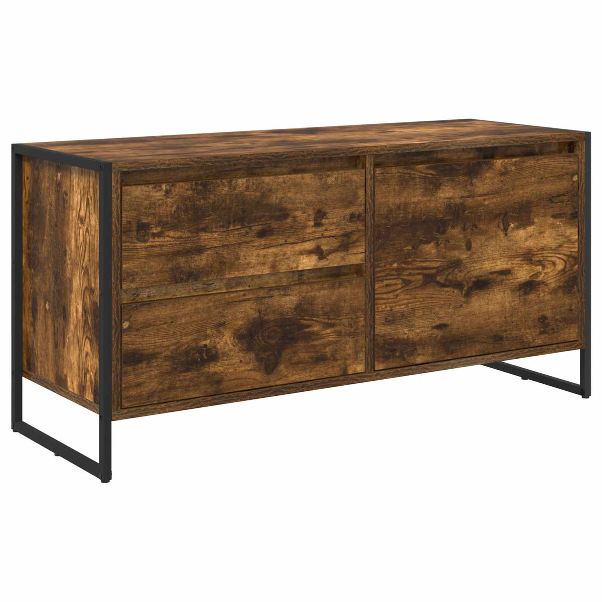 TV-skab 100 x 36 x 49,5 cm Røget Eg Konstrueret træ
