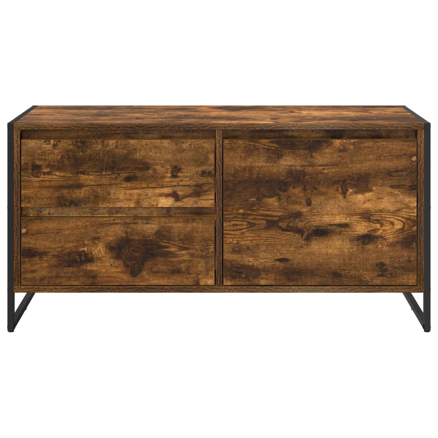 TV-skab 100 x 36 x 49,5 cm Røget Eg Konstrueret træ