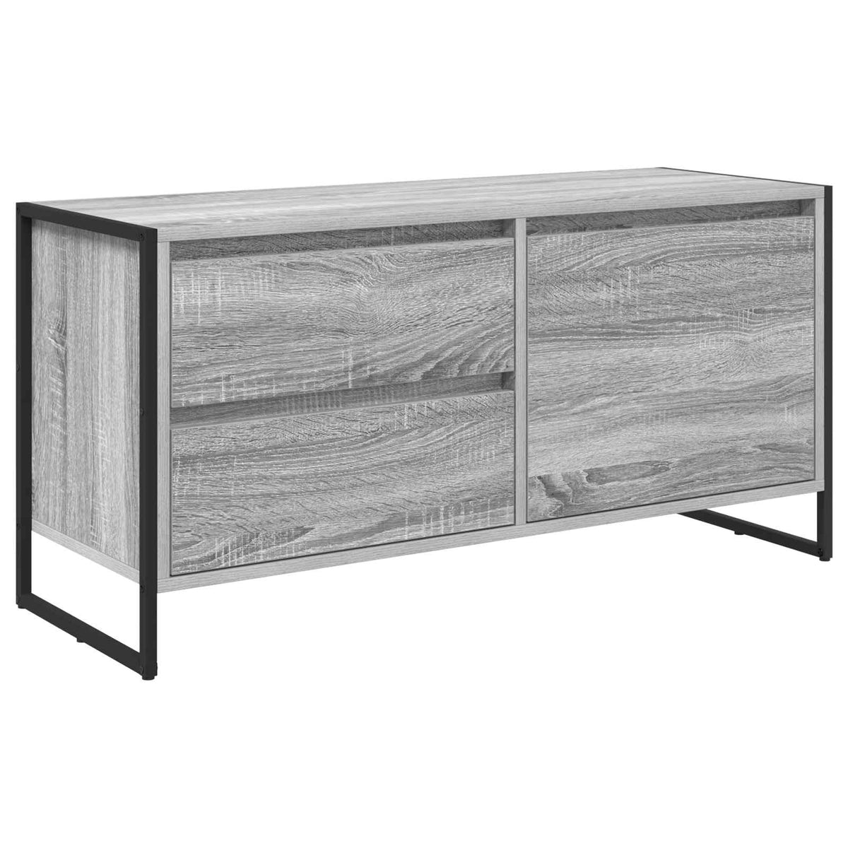 TV-skab 100 x 36 x 49,5 cm Grå Sonoma Konstrueret træ