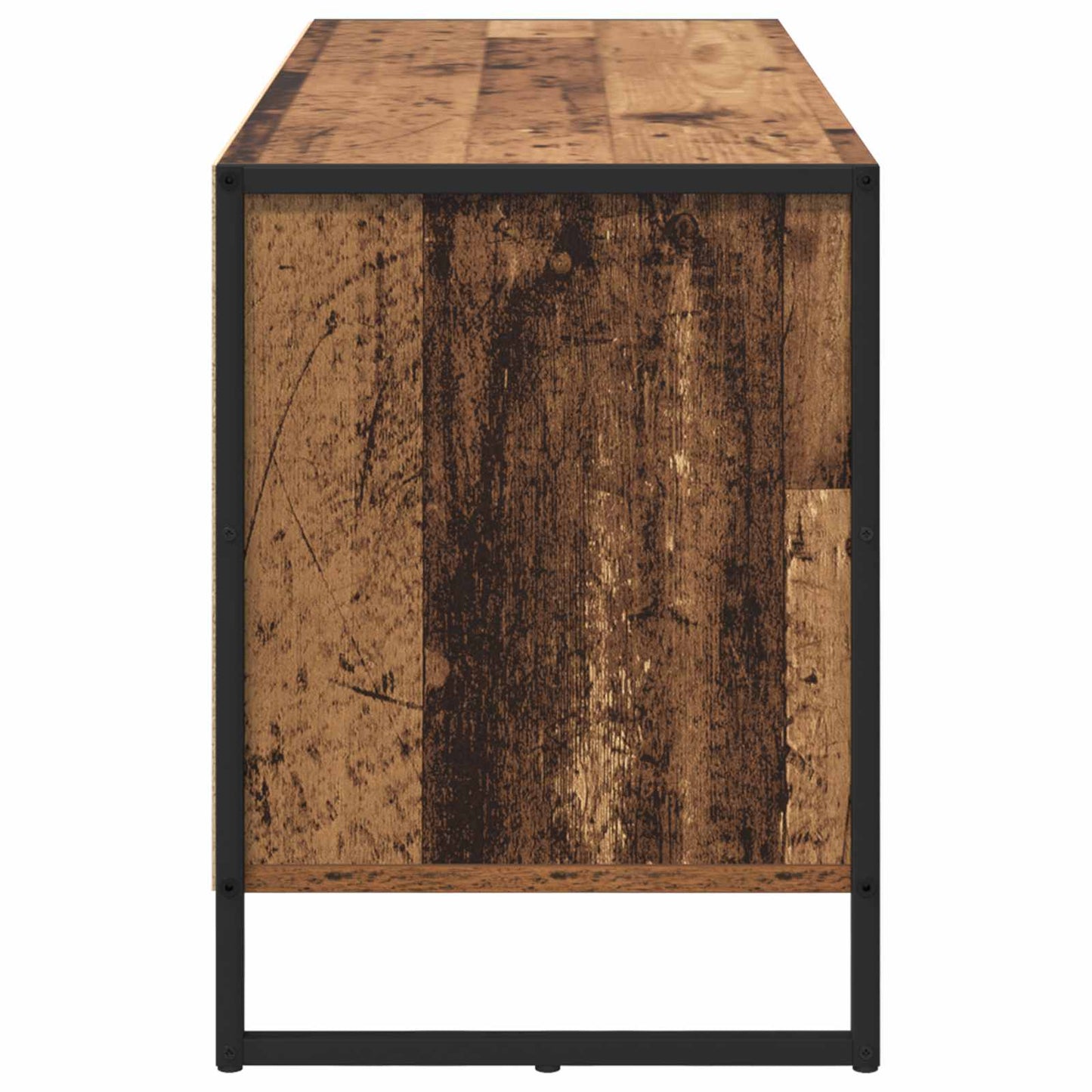 TV-skab 100 x 36 x 49,5 cm Gammelt træ Konstrueret træ
