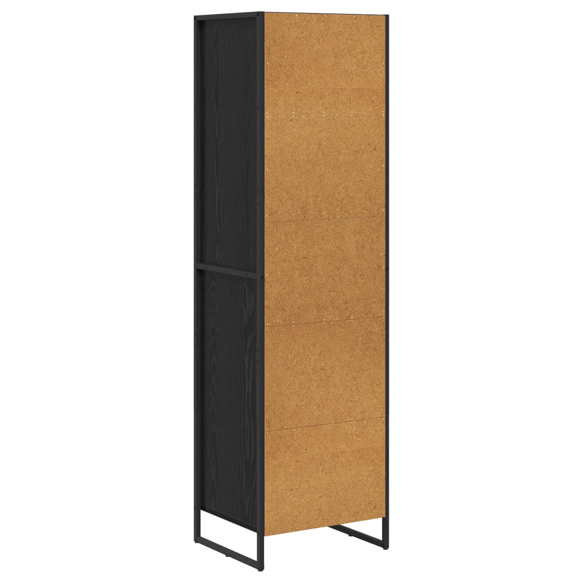 Bogskab Sort eg 43 x 36 x 150,5 cm Konstrueret træ