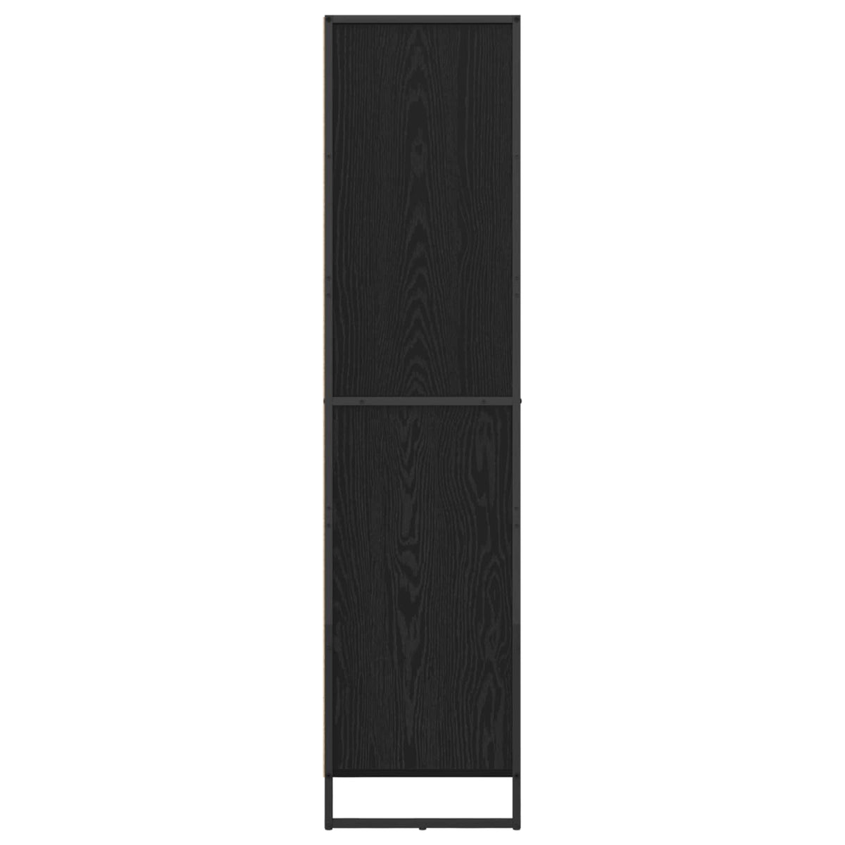 Bogskab Sort eg 43 x 36 x 150,5 cm Konstrueret træ