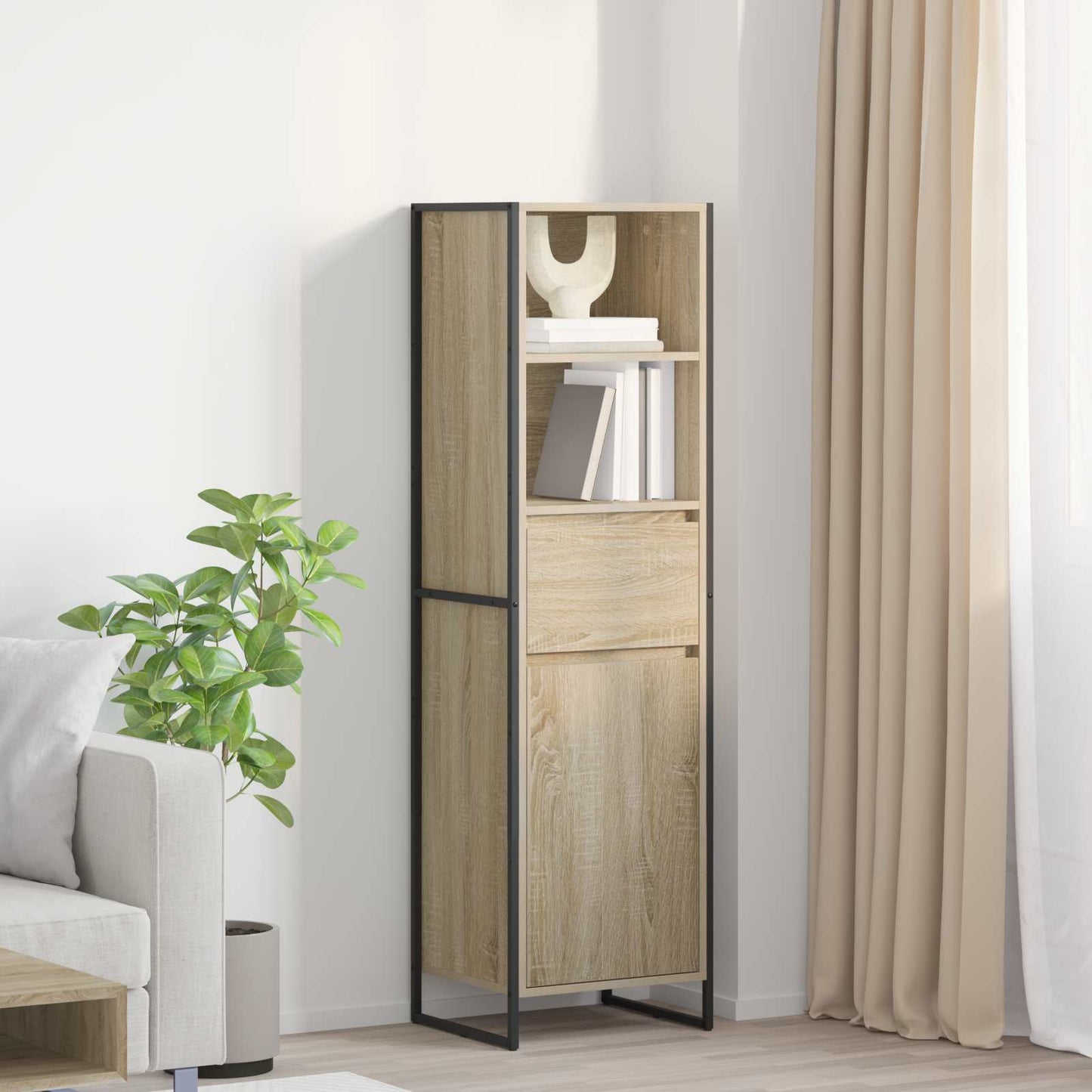 Bogskab Sonoma 43 x 36 x 150,5 cm Konstrueret træ