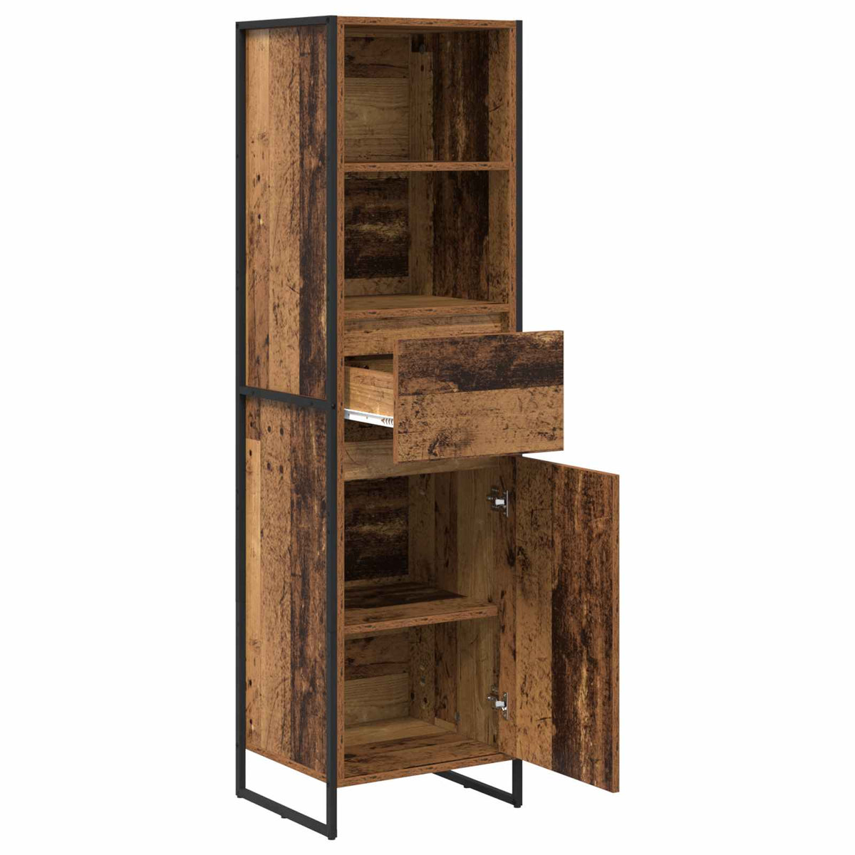 Bogskab Gammelt træ 43 x 36 x 150,5 cm Konstrueret træ