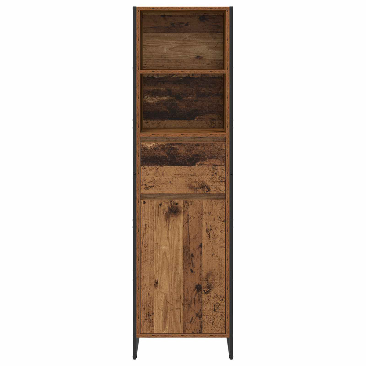 Bogskab Gammelt træ 43 x 36 x 150,5 cm Konstrueret træ