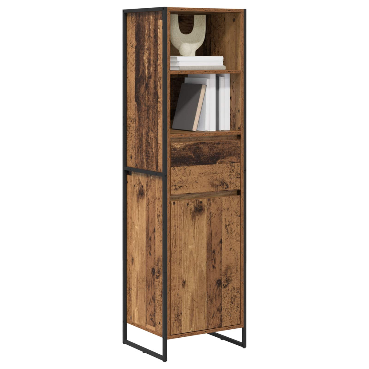 Bogskab Gammelt træ 43 x 36 x 150,5 cm Konstrueret træ