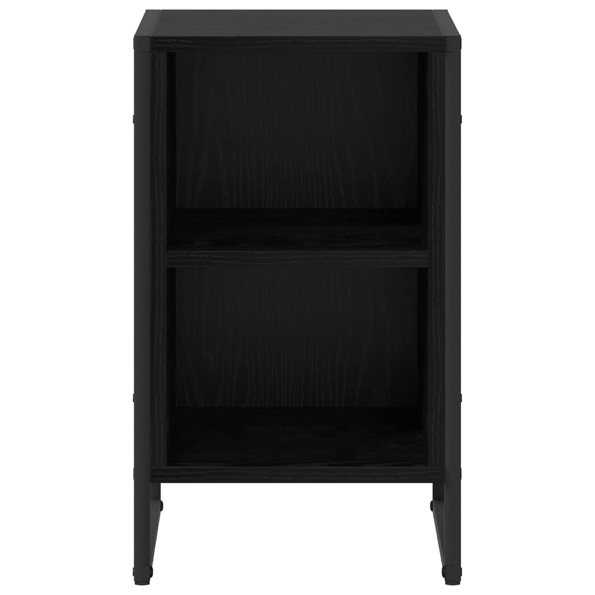 Sengebord Sort eg 39,5 x 30 x 50 cm Konstrueret træ