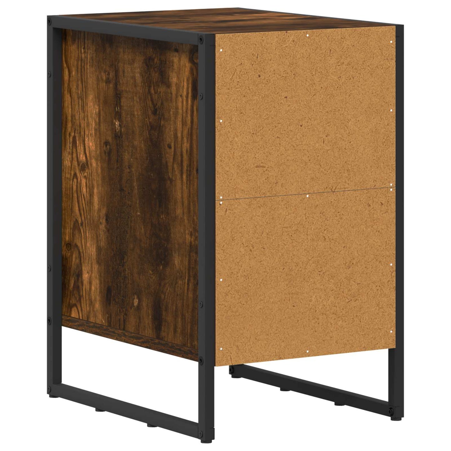 Sengebord Røg Eg 39,5 x 30 x 50 cm Konstrueret træ