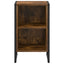 Sengebord 2 stk. Røg Eg 39,5 x 30 x 50 cm Konstrueret træ