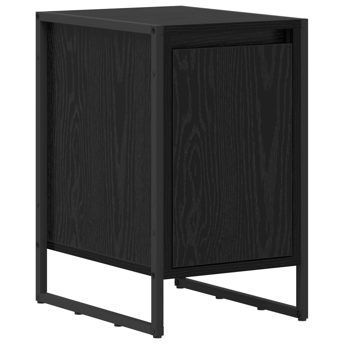 Sengebord Sort eg 39,5 x 30 x 50 cm Konstrueret træ