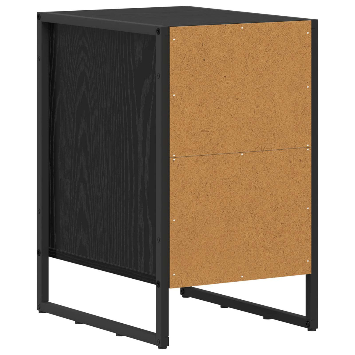 Sengebord Sort eg 39,5 x 30 x 50 cm Konstrueret træ