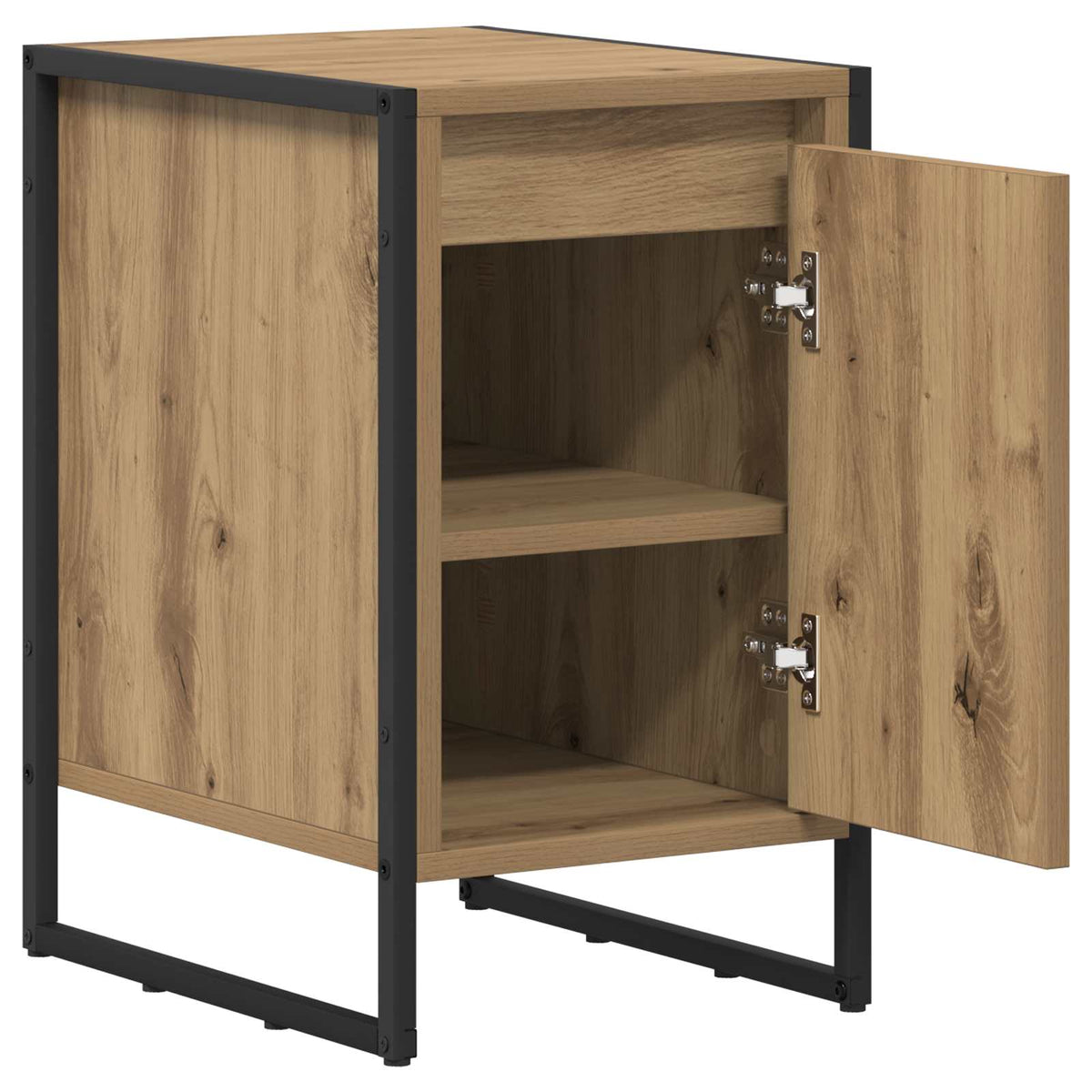 Sengebord 2 stk. Artisan eg 39,5 x 30 x 50 cm Konstrueret træ