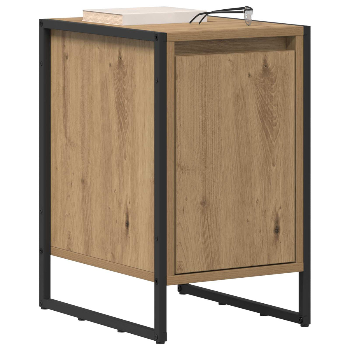 Sengebord 2 stk. Artisan eg 39,5 x 30 x 50 cm Konstrueret træ