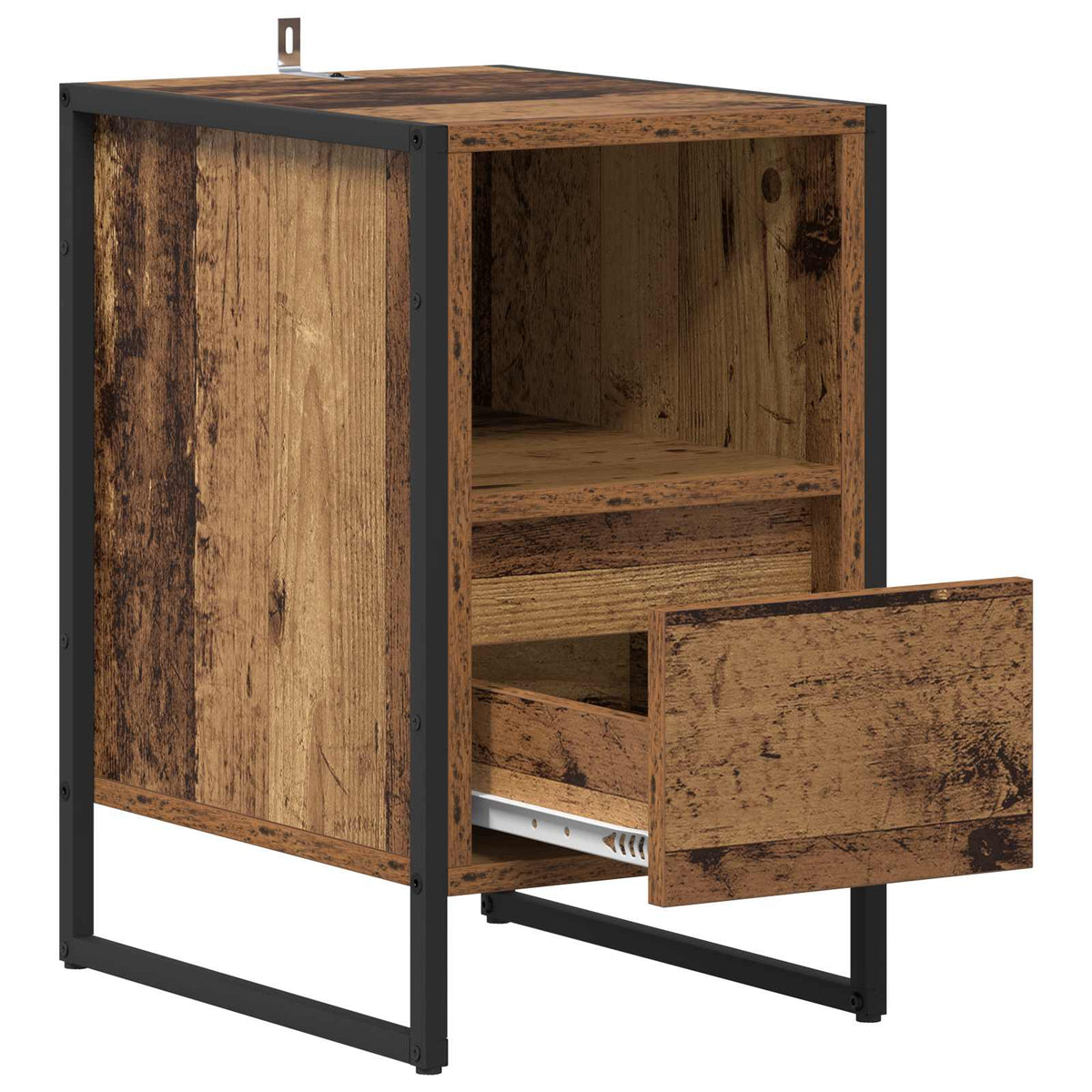 Sengebord 2 stk. Gammelt træ 39,5 x 30 x 50 cm Konstrueret træ