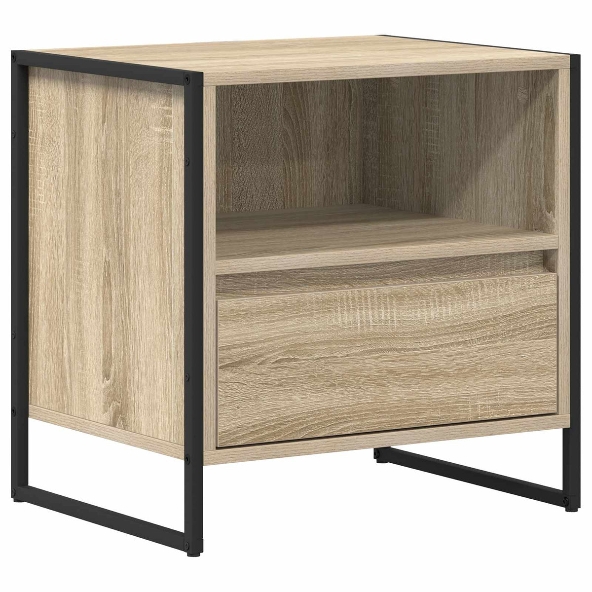 Sengebord 2 stk. Sonoma 50 x 39,5 x 50 cm Konstrueret træ