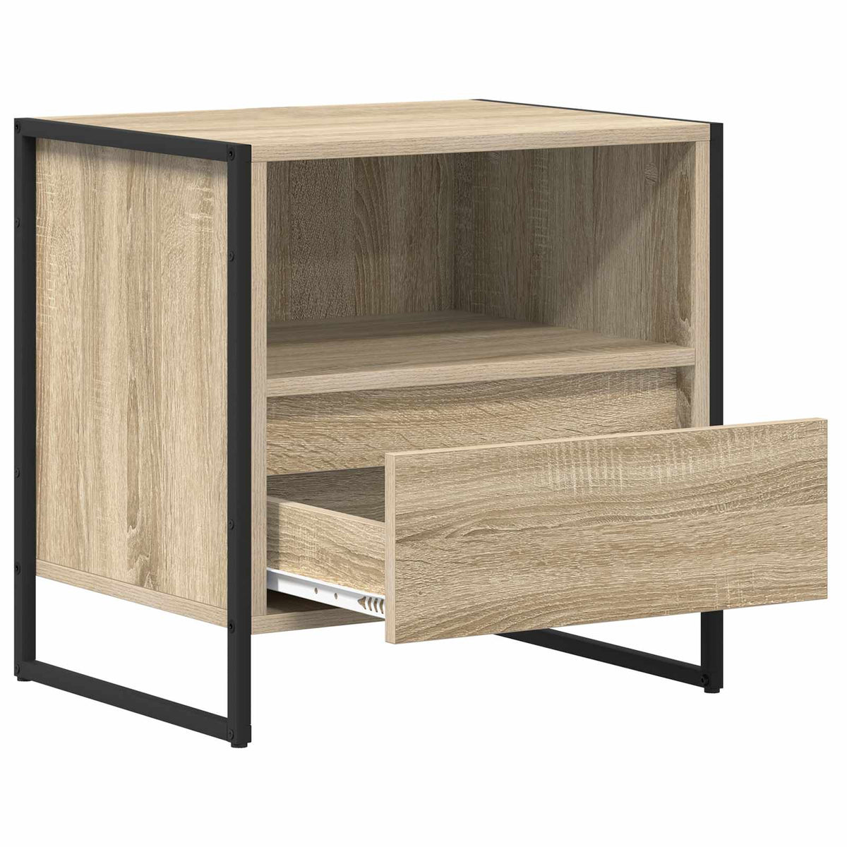 Sengebord 2 stk. Sonoma 50 x 39,5 x 50 cm Konstrueret træ