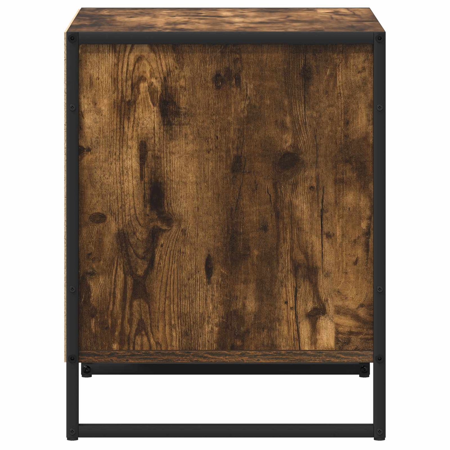 Sengebord 2 stk. Røget Eg 50 x 39,5 x 50 cm Konstrueret træ