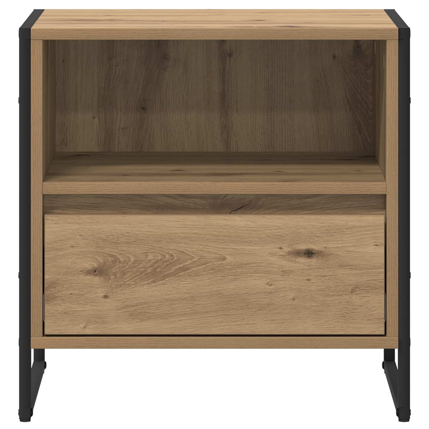 Sengebord Artisan eg 50 x 39,5 x 50 cm Konstrueret træ