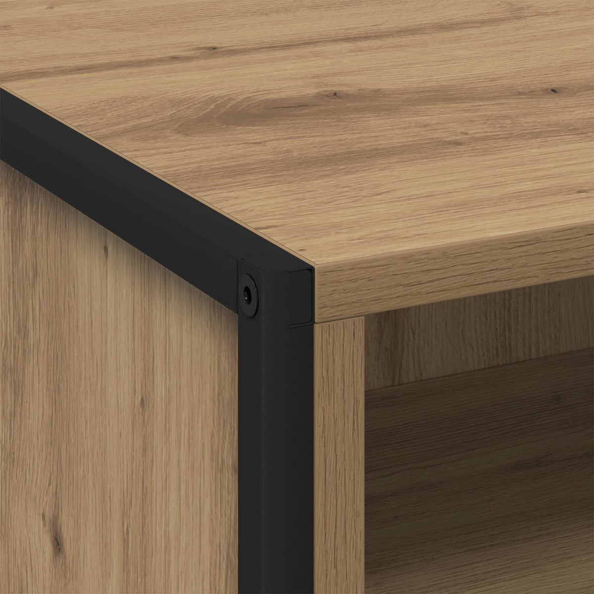 Sengebord 2 stk. Artisan eg 50 x 39,5 x 50 cm Konstrueret træ