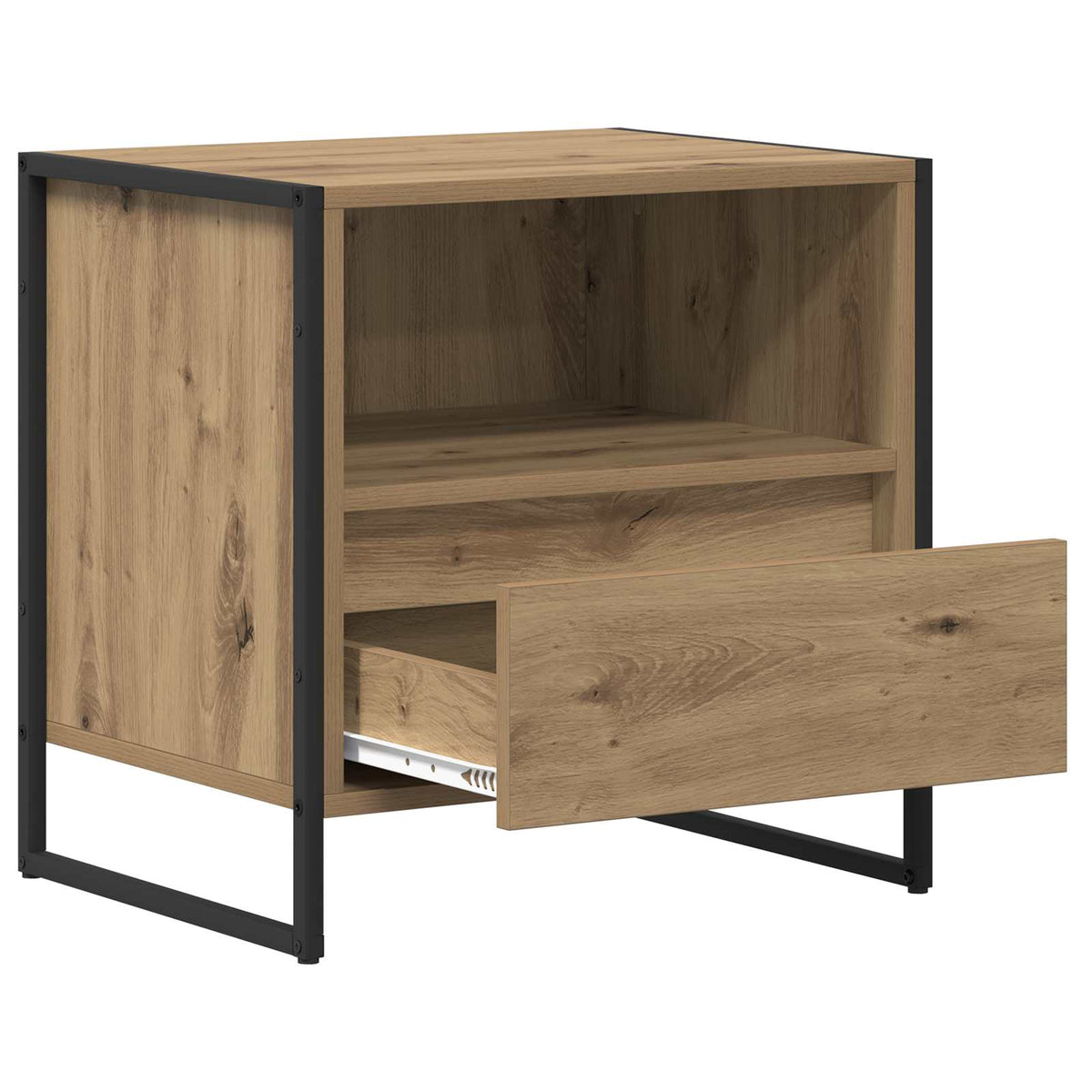 Sengebord 2 stk. Artisan eg 50 x 39,5 x 50 cm Konstrueret træ