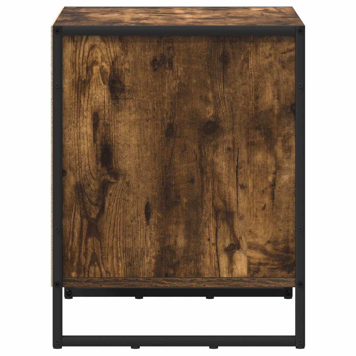 Sengebord 2 stk. Røget Eg 50 x 39,5 x 50 cm Konstrueret træ