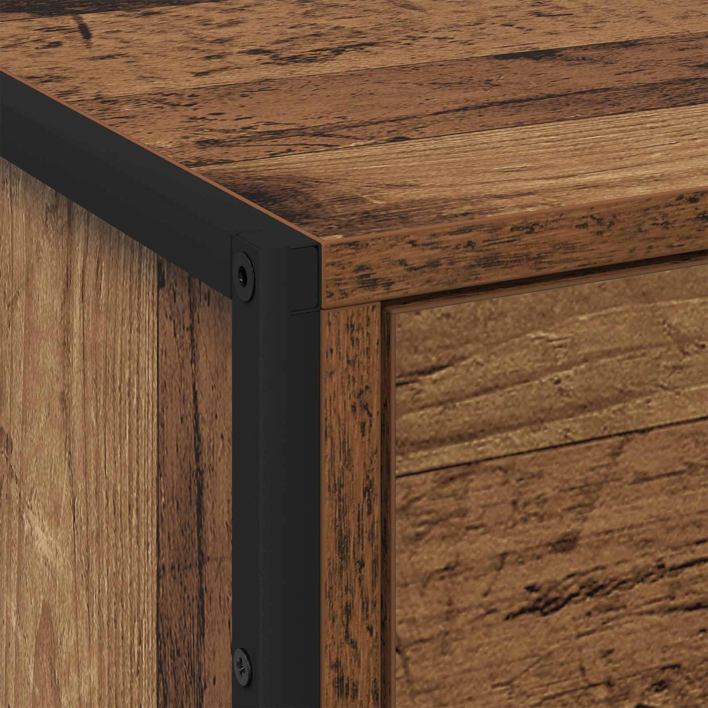 Sengebord 2 stk. Gammelt træ 50 x 39,5 x 50 cm Konstrueret træ
