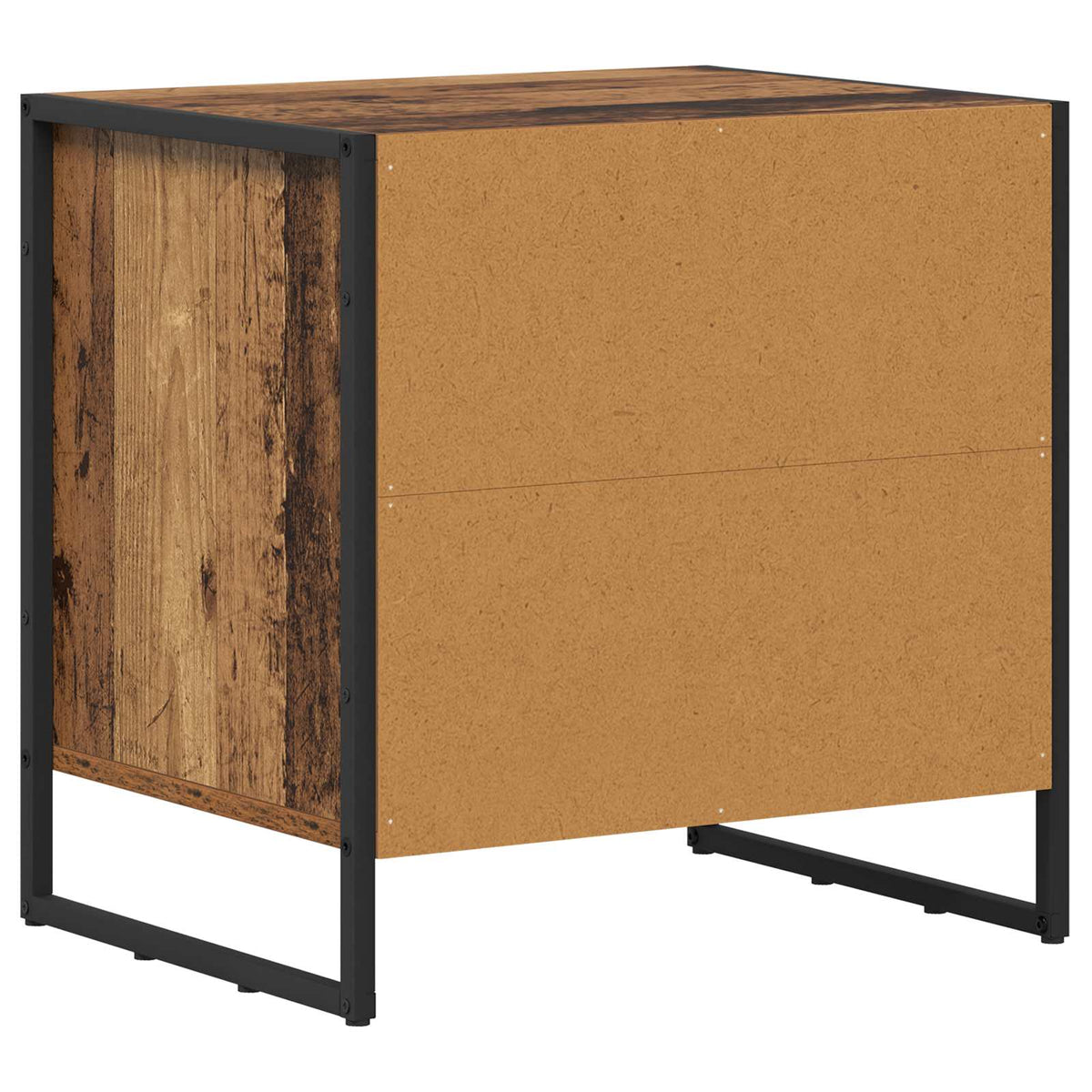 Sengebord 2 stk. Gammelt træ 50 x 39,5 x 50 cm Konstrueret træ
