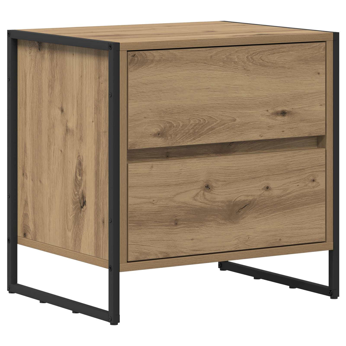 Sengebord 2 stk. Artisan eg 50 x 39,5 x 50 cm Konstrueret træ