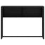 Endebord Sort eg 100 x 36 x 75 cm Konstrueret træ