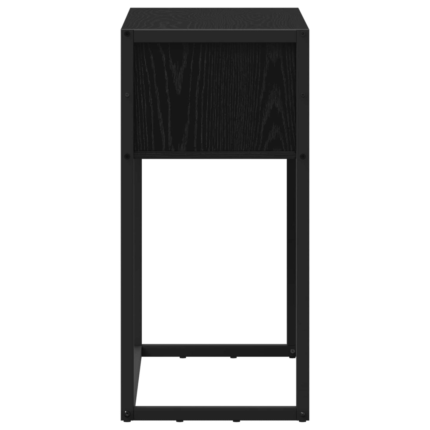 Endebord Sort eg 100 x 36 x 75 cm Konstrueret træ