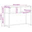 Endebord Gammelt træ 100 x 36 x 75 cm Konstrueret træ