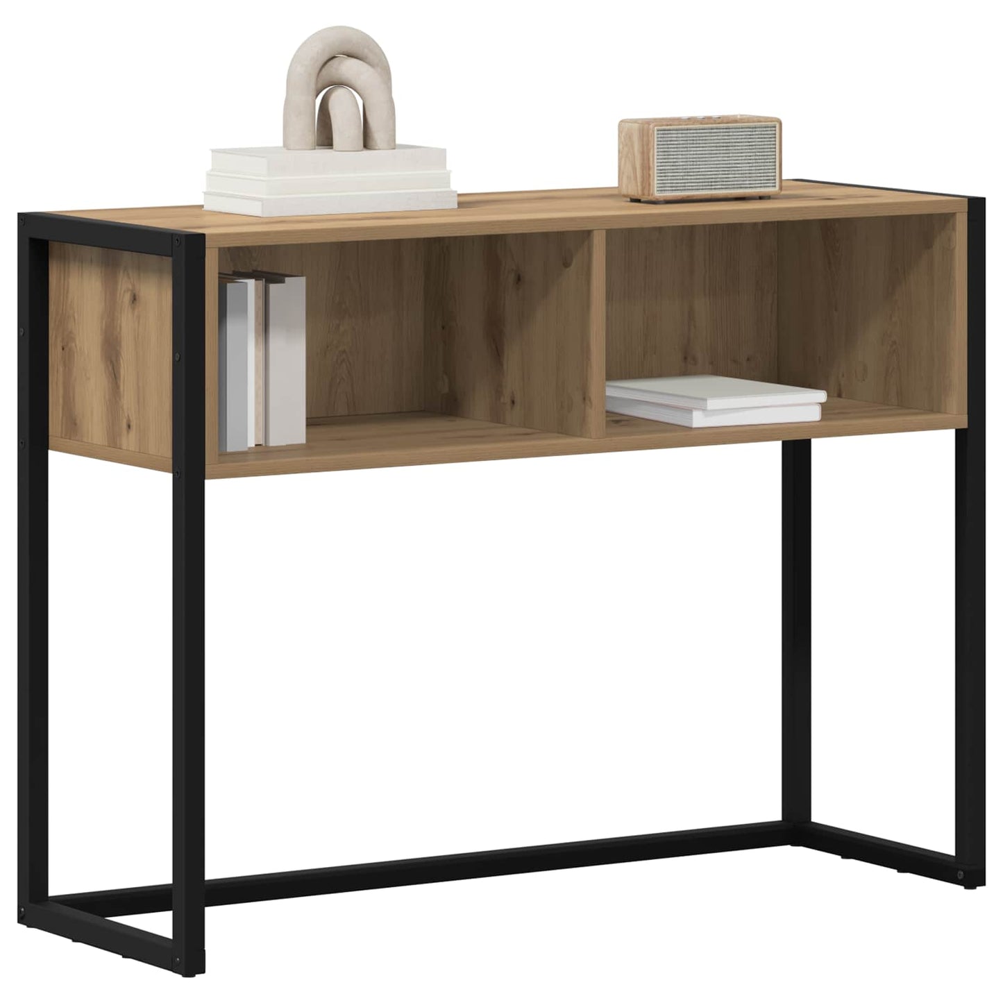 Endebord Artisan eg 100 x 36 x 75 cm Konstrueret træ