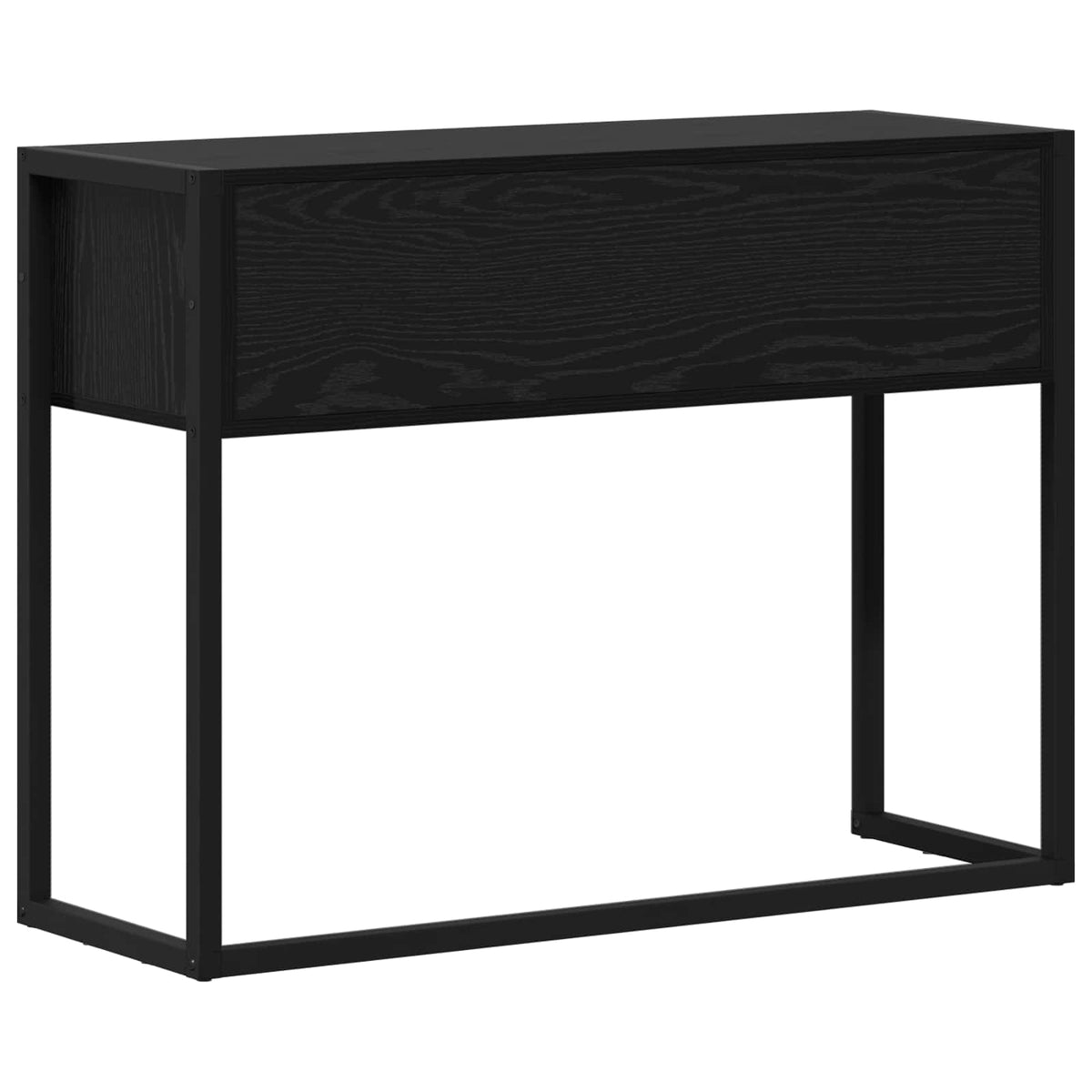 Endebord Sort eg 100 x 36 x 75 cm Konstrueret træ