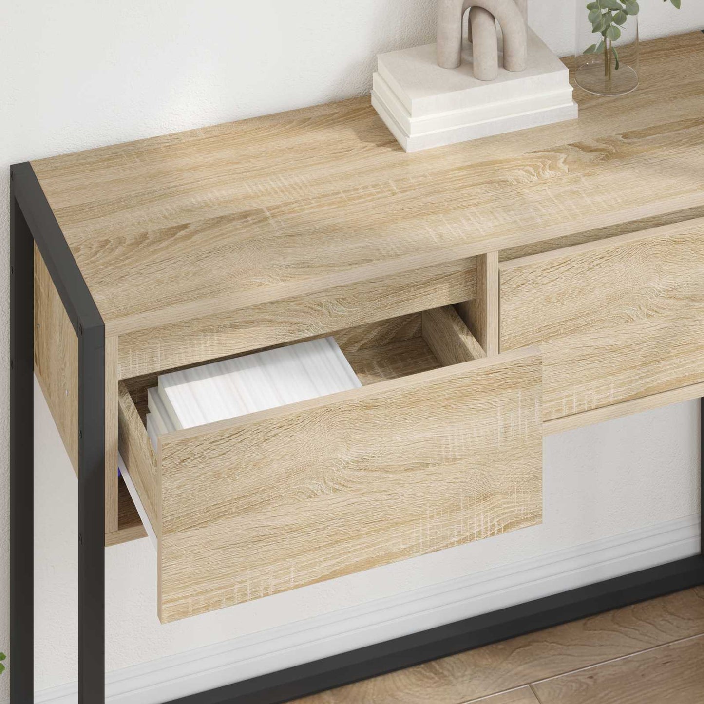 Endebord Sonoma 100 x 36 x 75 cm Konstrueret træ