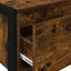 Endebord Røget Eg 100 x 36 x 75 cm Konstrueret træ