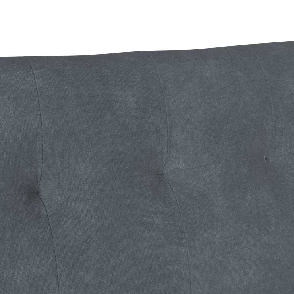 Chesterfield bænk Mørkegrå 112 x 65,5 x 75 cm Fløjl
