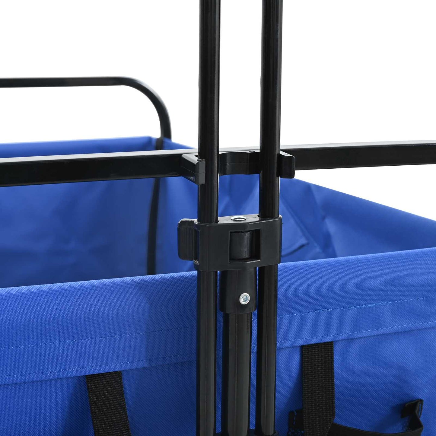 Foldbar indkøbsvogn 89 x 63 x 96 cm Blå 200 kg