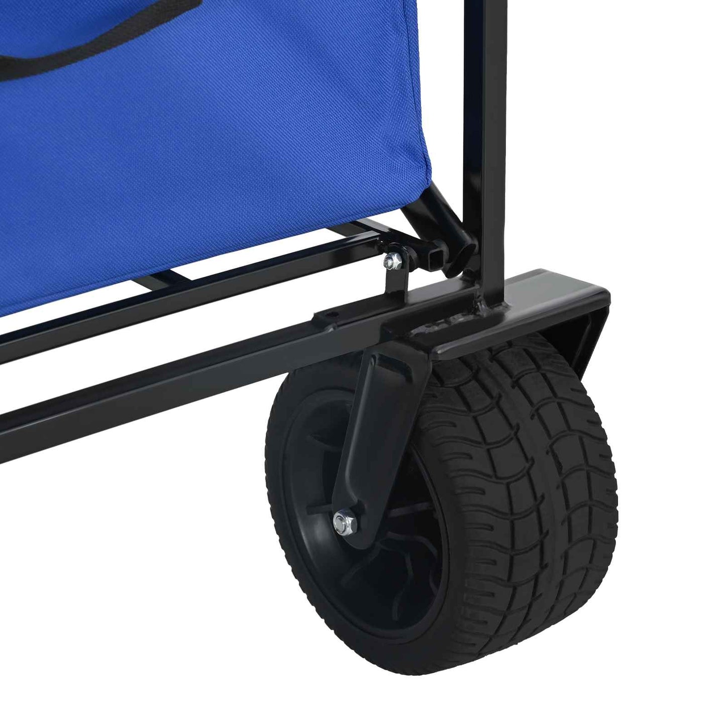 Foldbar indkøbsvogn 89 x 63 x 96 cm Blå 200 kg