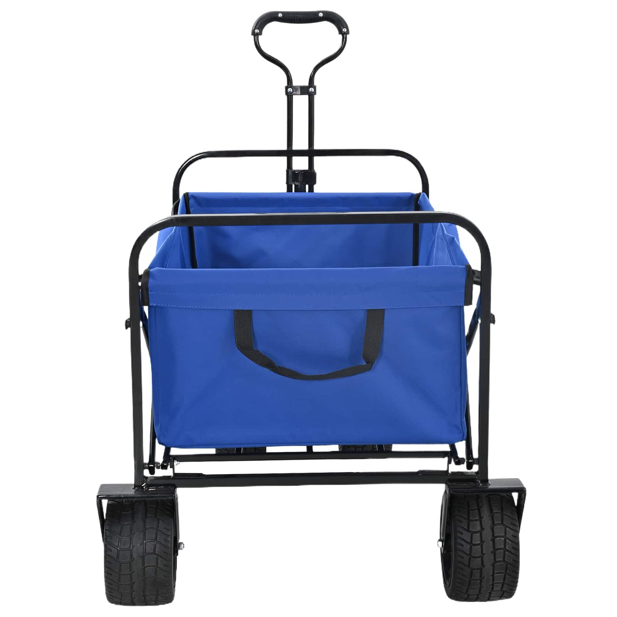 Foldbar indkøbsvogn 89 x 63 x 96 cm Blå 200 kg
