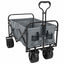 Foldbar indkøbsvogn 89 x 63 x 96 cm Grå 200 kg