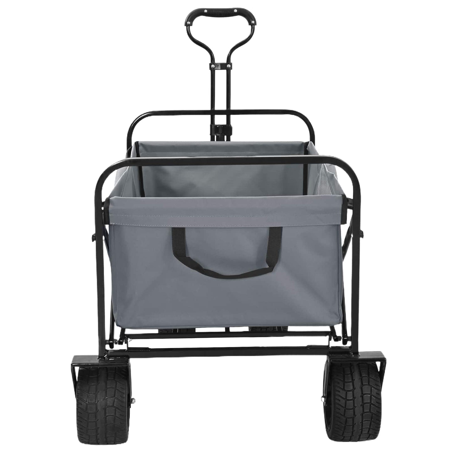 Foldbar indkøbsvogn 89 x 63 x 96 cm Grå 200 kg