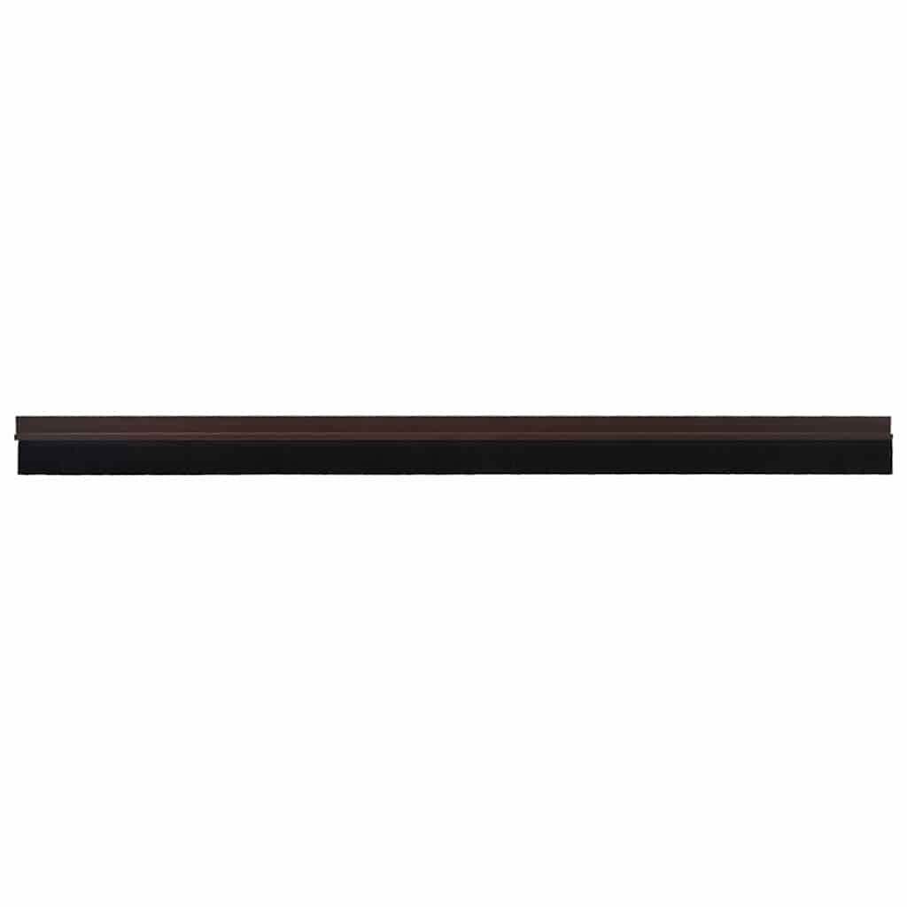 Selvklæbende dørbørstetætninger 2 stk. 100 cm Aluminiumlegering